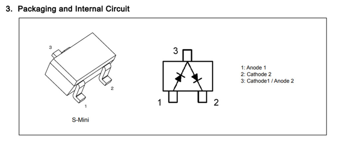 Silikon-Epitaxial- planares der Schaltdiode-1SS226 für ultra Hochgeschwindigkeitsschaltung 0